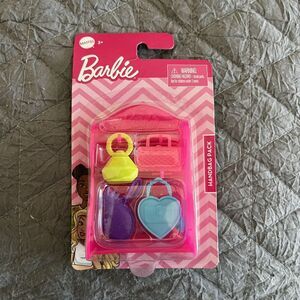 Mattel Barbie Accessories Handbag Pack - Includes 4 Purses & Shelf - NEW